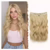 Haarextensions Haarverlängerung 18 613# Champagner Blond 50 1 st