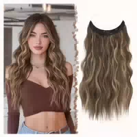 Haarextensions Lang Gewellt Honigblond Gemischt Hellbraun 50 1 st