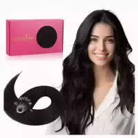 Haarextensions Microring 40cm 50s 5 Micro#1b Natürliches Sch 1 st