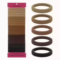Haargummi 50 Stück Schwarz Zopfgummi Hair Ties Scrunchies 5 1 st