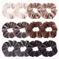 Haargummis Scrunchies Samt Damen Rosa 1 st