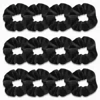 Haargummis Scrunchies Samt Damen Rosa 1 st