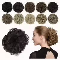 Haarteil Chignon Dutt Scrunchie Gelockt Synthetisch M4# Mitt 1 st