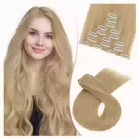 Clip in Extensions Haarteil 45 cm #27 613 Sandbraun Bis Blei 1 st