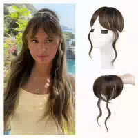 Pony Clipin Haarspangen Schläfen Drachenbart 30 cm Hellblond 1 st