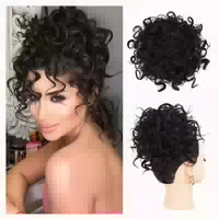 Haarteil Dutt Messy Bun Pferdeschwanz Kordelzug Schwarz Brau 1 st