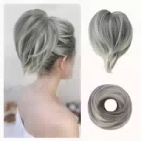 Haarteil Hair Extensions Pferdeschwanz Verlängerung 20cm Dun 1 st