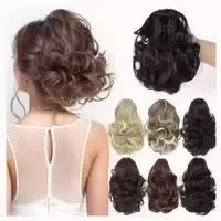Haarteil Pferdeschwanz Clawclip Klassisch Schwarz 20cm 8 in 1 st