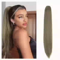 Haarteil Ponytail Pferdeschwanz Clawclip 55 cm 130g Aschblon 1 st