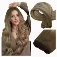 Haartressen Echthaar Einnähen Ombre Blond Balayage 35 cm 1 9 1 st
