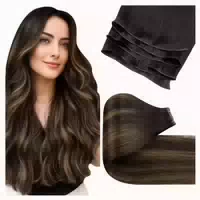 Haartressen Echthaar Extensions 60cm 80g 2 22 Genie Tressen 1 st