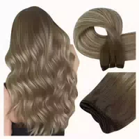 Haartressen Echthaar Remy Human Hair 70g Blond 30 cm 1 17 Hw 1 st