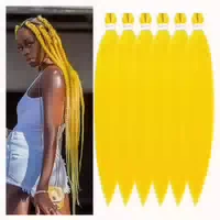 Haarverlängerung Braids Kunsthaar 26 66cm 26 Zoll 6er Pack 1 st