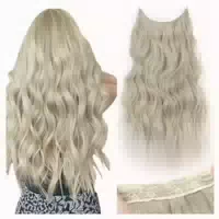 Haarverlängerung Clip in 4 Clips 50 cm Gewellt Synthetik Asc 1 st