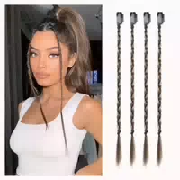 Clip in Extensions Halbperücke Haarverlängerung 1 st