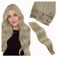 Haarverlängerung Echthaar Tressen 55cm 80g 2 5 Genie Tressen 1 st