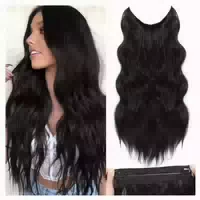 Haarverlängerung Extensions Gewellt Clips 50 8cm Scharfschwa 1 st