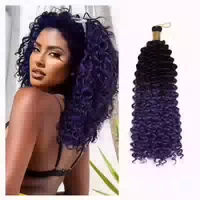Haarverlängerung Häkelzöpfe 35 cm Pack Of 1 Schwarz zu Vio 1 st
