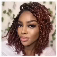 Haarverlängerung Passion Twist 25 4cm 10 Zoll 2er Pack T1b 1 st