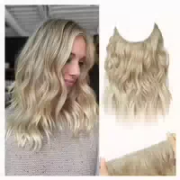 Haarverlängerungen 12 Inch Pack Of 1 Dunkelblond mit Hellblo 1 st
