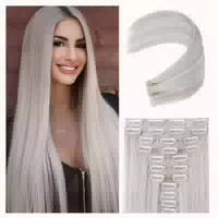 Haarverlängerungen Clip in 11pcs 61cm 24 Inch Pack Of 11 S 1 st