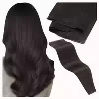 Haarverlängerungen Echthaar Remy 45cm 50g 2 2 Genie Tressen 1 st