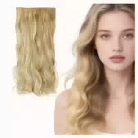 Perücken Haarverlängerungen Haarteile Unsichtbar 50 cm Light 1 st