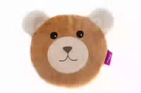 Habibi Plush Wärmekissen Bär Braun Groß