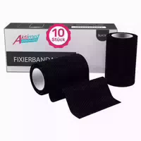 Aktimed Bandage Schutzverband Schwarz 10 St