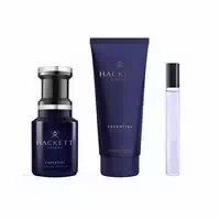Hackett Essential Geschenkset Eau De Parfum Shower Gel Travel Spray