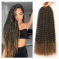 Häkelhaar Passion Twist Häkelzöpfe 25 4cm 10 Zoll 2er Pack 1 st