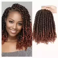 Passion Twist Haar Pretwisted Häkeln 30 5cm 12 Zoll 8er Pac 1 st