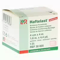 Haftelast Fixierbinde Kohäs Latexfrei 4 Cm X 4 M Creme