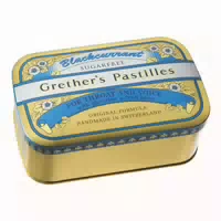 Grether´s Pastilles Blackcurrant Silber Für Hals & Stimme Zuckerfrei 440 G Pastillen