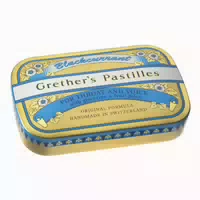 Grethers Blackcurrant Gold Zuckerhaltig Pastillendose 60 g