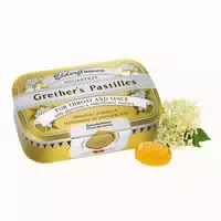 Grethers Pastilles Elderflower Zuckerfrei 110 G Pastillen