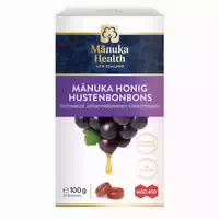Manuka Health Manuka Honig Hustenbonbons Schwarze Johannisbeere 100 g Bonbons