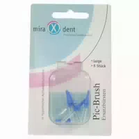 Miradent Interdentalbürsten Pic Brush Ersatzbürsten Large Blau 12 St