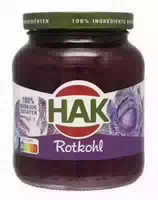 Hak Rotkohl mit Apfelstücken