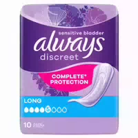 Always Discreet Bei Blasenschwäche Einlagen Long 10 St Binden