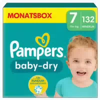 Pampers Baby Dry Windeln Größe 6 Extra Large, 13 18 kg – 3 Fach Schutz System 1 Monatsbox = 148 Windeln 148 st