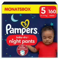 Pampers Night Windeln Pants Größe 5 12kg 17kg Baby Dry 160 St