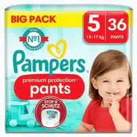Pampers Premium Protection Pants Größe 5, 12kg 17kg 36 St