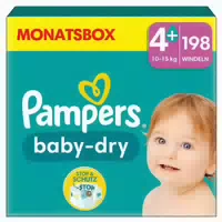 Pampers Windeln Größe 4 10 15kg Baby Dry 198 St