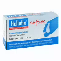 Hallufix Softies Hammerzehenpolster Größe m 36 41