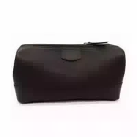 Hammann Lederwaren Kulturtasche Bisonleder 19 mit Bügel – Robuster Luxus aus Hochwertigem Leder Kulturtasche Bisonleder 19 mit Bügel