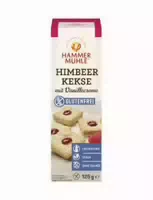 Hammermühle Himbeerkekse mit Vanillecreme Glutenfrei