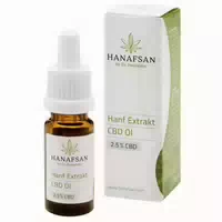 Hanafsan Hanf Extrakt Cbd Öl 2,5 % Cbd