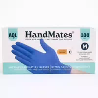Handmates | Nitril Schutzhandschuhe Gr m | Puderfrei, Latexfrei & Unsteril