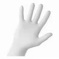 Handschuhe Einmal Nitril M Weiß 100 St Handschuhe